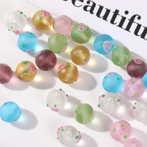 Bumpy Lampwork Beads, Round, DIY 12mm 