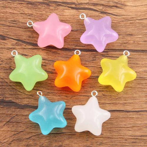 Resin Jewelry Pendant, Star, DIY & luminated 