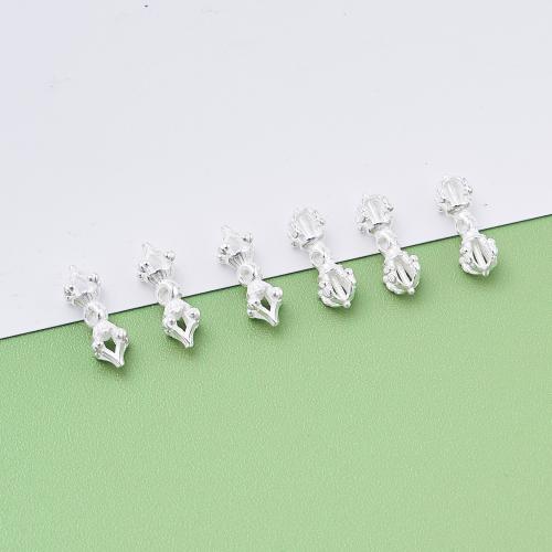 Sterling Silver Spacer Beads, 925 Sterling Silver, DIY silver color 