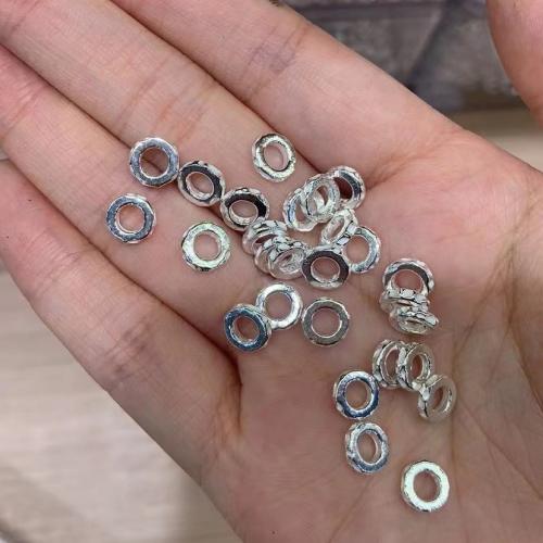 Sterling Silver Spacer Beads, 925 Sterling Silver, DIY silver color 