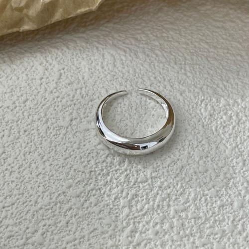 Sterling Silver Finger Ring, 925 Sterling Silver, fashion jewelry & for woman, US Ring 