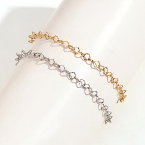 Stainless Steel Chain Bracelets, 304 Stainless Steel, with 5cm extender chain, plated, fashion jewelry cm 