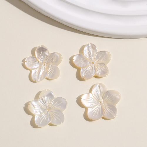 Hair Stick Findings, White Lip Shell, Flower, DIY, white 