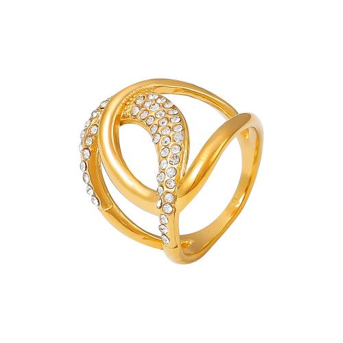 Titane Acier Bague, Acier titane, normes différentes pour le choix & pavé de micro zircon & pour femme, plus de couleurs à choisir, Vendu par PC