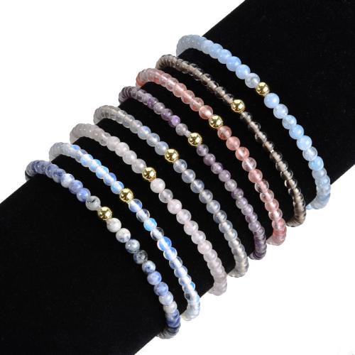 Bracelets en pierres précieuses, pierre gemme, différents matériaux pour le choix & Personnalisé & pour femme, plus de couleurs à choisir cm, Vendu par PC