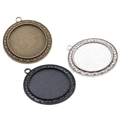 Zinc Alloy Pendant Cabochon Setting, plated, DIY Inner mm, Approx 