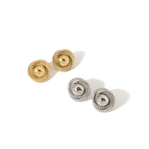 Titanstahl Ohrstecker, plattiert, Modeschmuck, keine, 23.2mm, verkauft von Paar