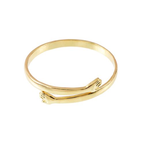 Brazalete de Aleación de Zinc, chapado, para mujer, dorado, Vendido por UD