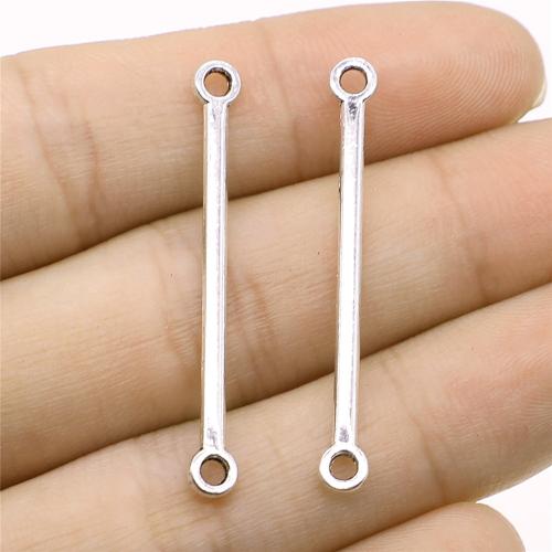 Zinc Alloy Connector Bar, antique silver color plated, DIY & 1/1 loop [