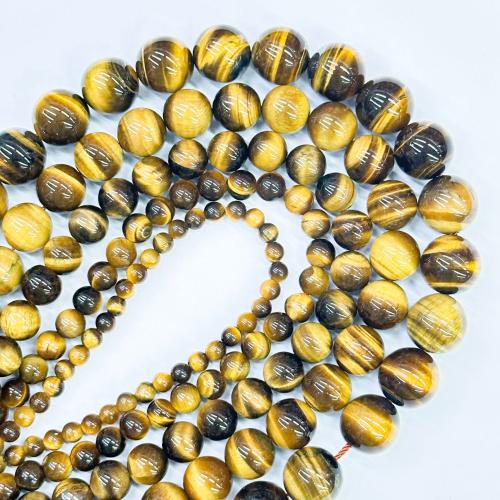 Tiger Eye Beads, Round, DIY 