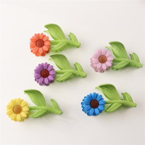 Hair Claw Clips, Plastic, Flower, fashion jewelry 