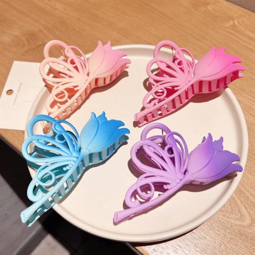 Hair Claw Clips, Plastic, Flower, fashion jewelry 110mm 