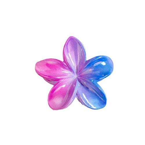 Hair Claw Clips, Plastic, Flower, fashion jewelry 80mm 