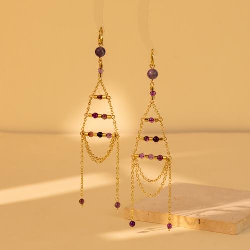 Crystal Drop Earring, Iron, with Crystal, gold color plated, fashion jewelry, golden 