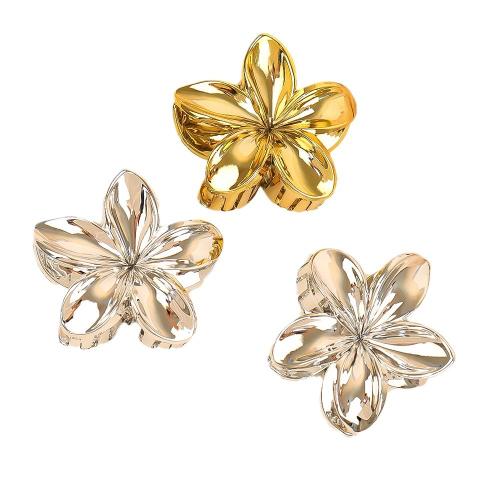 Hair Claw Clips, Resin, Flower, plated, for woman 