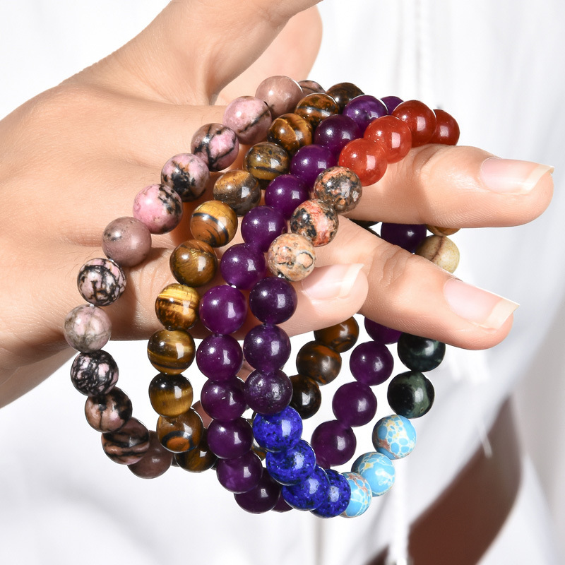 Piedras preciosas Pulsera, diferentes materiales para la opción & unisexo & diverso tamaño para la opción & Modificado para requisitos particulares & diferentes estilos para la opción, más colores para la opción, Vendido por UD