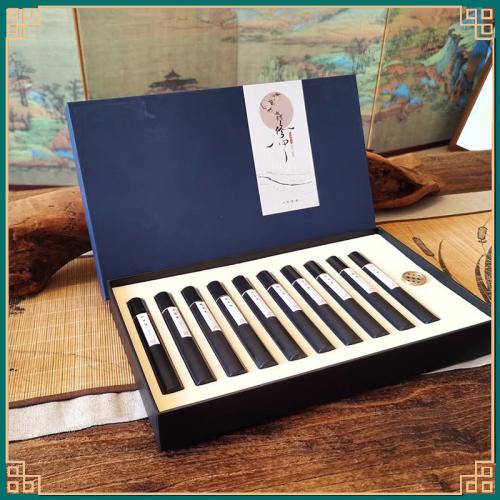 Natural Perfume Incense Stick, half handmade, Gift box package & 15-20min burning Approx 10.5 cm 