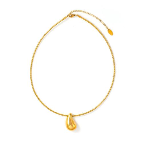 Collier de bijoux en acier inoxydable, Acier inoxydable 304, avec 7cm chaînes de rallonge, Placage, bijoux de mode & pour femme, plus de couleurs à choisir Environ 40 cm, Vendu par PC