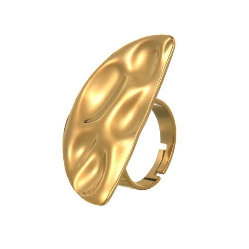 Anillos de Acero Inoxidable, acero inoxidable 304, 18K chapado en oro, Joyería & para mujer, Vendido por UD