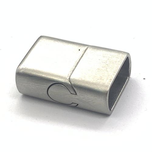 Rectangle Stainless Steel Magnetic Clasp, 316 Stainless Steel, DIY, original color, Outer diameter thick 7mm Confucius 