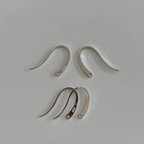 Crochet boucle d oreille en argent, Argent sterling 925, DIY & styles différents pour le choix, Vendu par paire