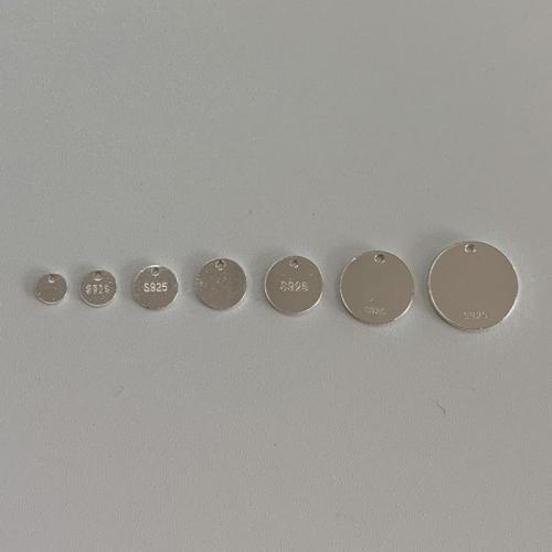 Label/tag en argent, Argent sterling 925, DIY & normes différentes pour le choix, Vendu par PC