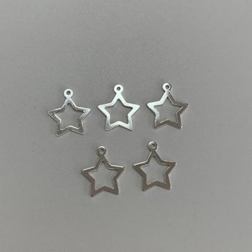 pendentifs aux formes d'étoile en argent pur, Argent sterling 925, DIY & normes différentes pour le choix & styles différents pour le choix, Vendu par PC