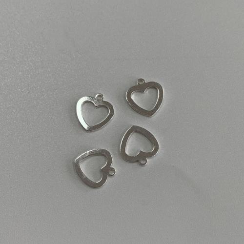 Pendentifs de coeur en argent pur , Argent sterling 925, DIY & styles différents pour le choix, Vendu par PC