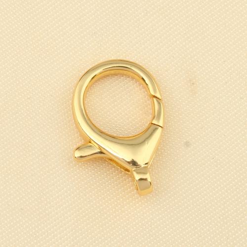 Messinghummerklauenschnalle 
, Messing, goldfarben plattiert, DIY, 20x15x1.8mm, verkauft von PC