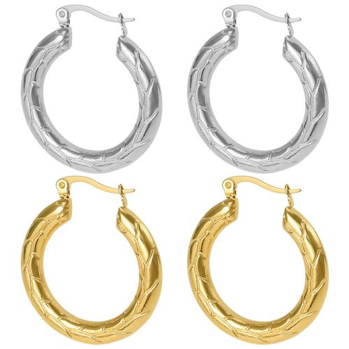 Stainless Steel Leverback Earring, 304 Stainless Steel, plated, for woman 