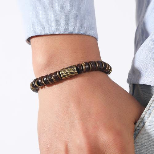 Fashion Jewelry Bracelet, Coco, with Copper Coated Plastic & Zinc Alloy, plated, Unisex 