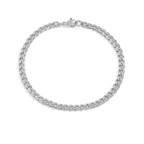 Stainless Steel Chain Bracelets, 304 Stainless Steel, plated & for woman 