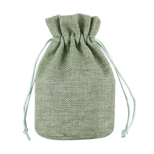 Linen Jewelry Pouches Bags, with Non-woven Fabrics, durable & dustproof & multifunctional  