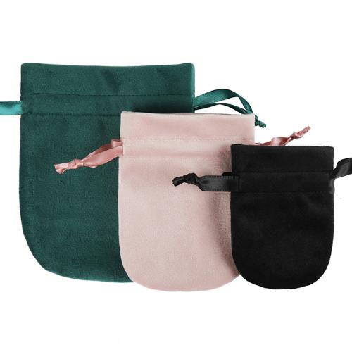 Velour Sac drawstring, durable & Anti-poussière & multifonctionnel & normes différentes pour le choix, plus de couleurs à choisir, Vendu par PC