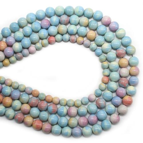 Perles de pierre gemme unique, Pierre naturelle, Rond, DIY & normes différentes pour le choix, plus de couleurs à choisir, Vendu par brin[