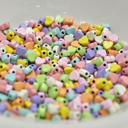 Zinc Alloy Spacer Beads, Heart, stoving varnish, DIY 5mm 