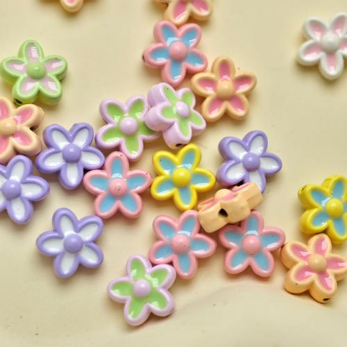 Zinc Alloy Spacer Beads, petals, stoving varnish, DIY 11mm 