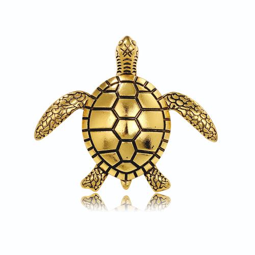 Zinc Alloy Jewelry Brooch, Turtle, plated, fashion jewelry [