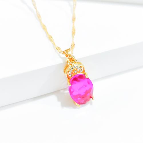 Rhinestone Zinc Alloy Necklace, with 52 extender chain, gold color plated, fashion jewelry & with rhinestone, golden cm 