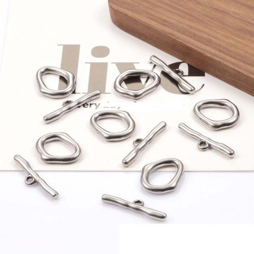 Zinc Alloy Toggle Clasp, silver color plated, DIY 