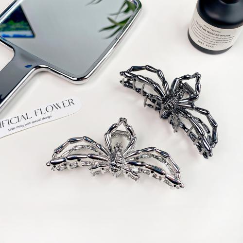 Hair Claw Clips, Zinc Alloy, Spider, fashion jewelry & Halloween Jewelry Gift & for woman 