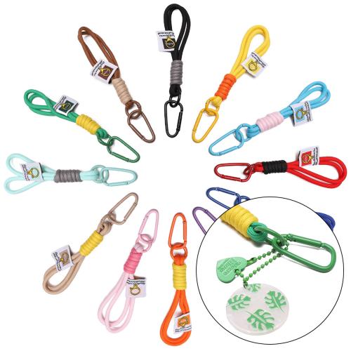 Nylon Bag Pendant, with Zinc Alloy, Unisex Key ring total length about 19cm 