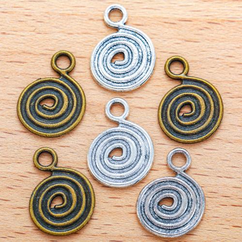 Zinc Alloy Jewelry Pendants, Round, plated, DIY [