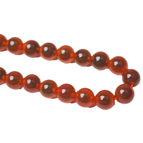 Natural Red Agate Beads, polished, DIY, 8mm, Approx 