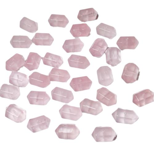 Natural Rose Quartz Beads, polished, random style & DIY about 16-18mm. [