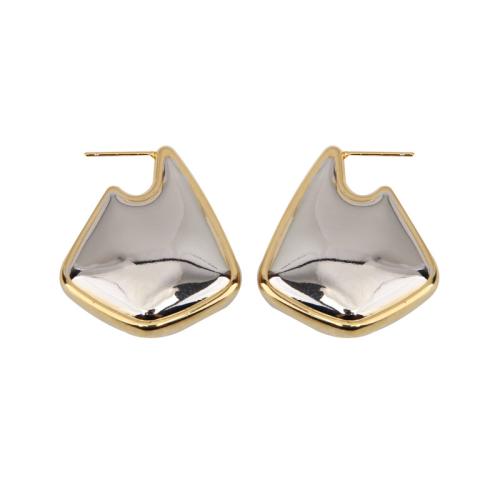 Zinc Alloy Stud Earring, fashion jewelry & for woman [