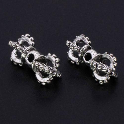 Zinc Alloy Spacer Beads, antique silver color plated, DIY Approx 2mm 