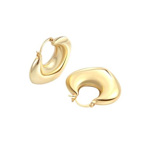 Brass Drop Earring, plated, for woman [