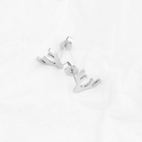 Stainless Steel Stud Earring, 304 Stainless Steel, fashion jewelry & for woman, 12mm [