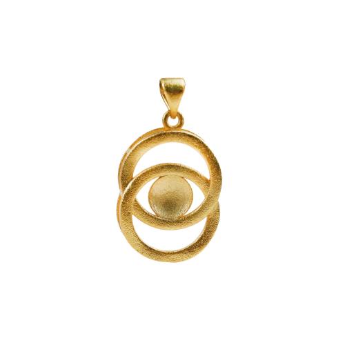 Brass Pendant Cabochon Setting, DIY, Stone 6mm 